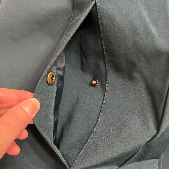 NWT PENDLETON Women’s Jacket Medium Blue Lined Ribbed Cuffs Pockets Toggle Waist - Picture 11 of 16